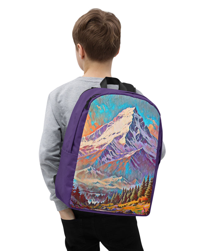 PACIFIC NW - DIGITAL ART - Minimalist Backpack