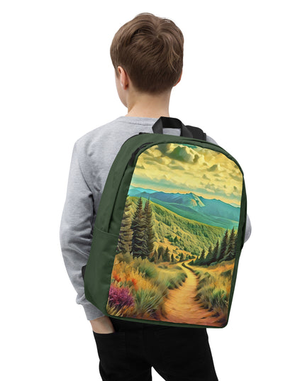 Hiking Oregon - Digital Art - Minimalist Backpack