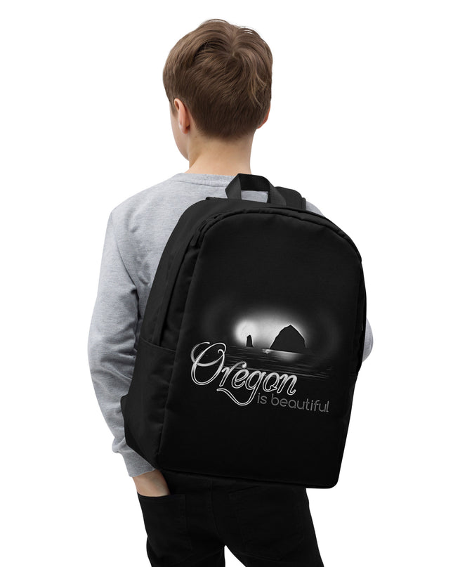 Oregon is Beautiful - Haystack Rock - Minimalist Backpack