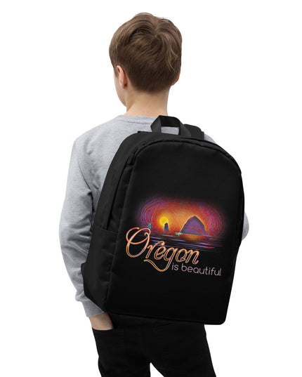 Oregon is Beautiful - Haystack Rock/2 - Minimalist Backpack