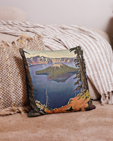 Crater Lake - Premium Pillow