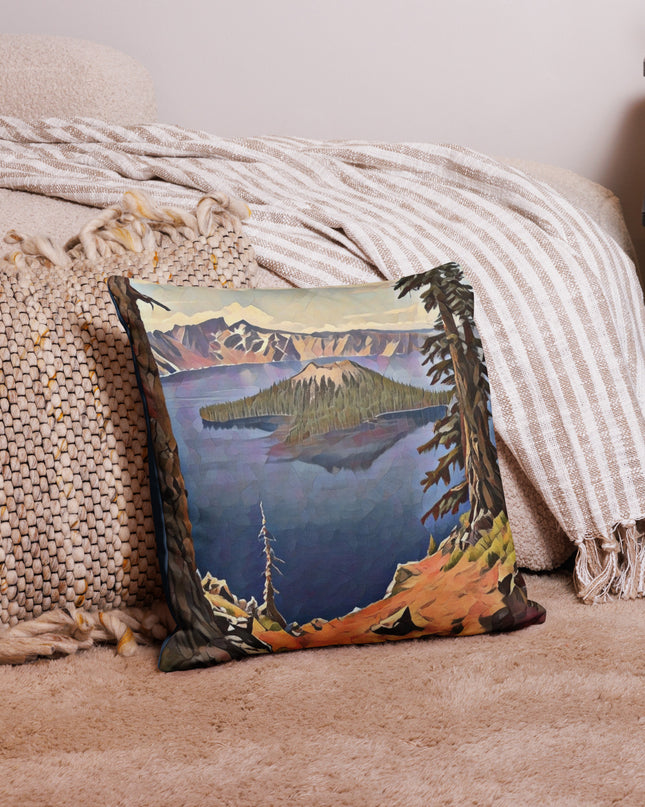 Crater Lake - Premium Pillow