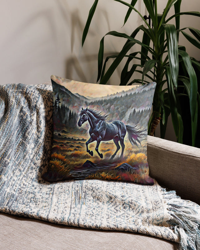 Oregon Running Horse - Premium Pillow