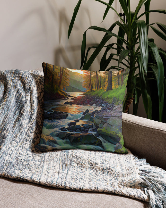 Oregon Stream - Premium Pillow
