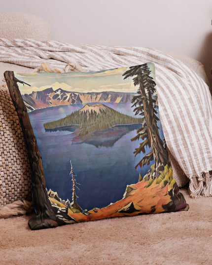 Crater Lake - Premium Pillow
