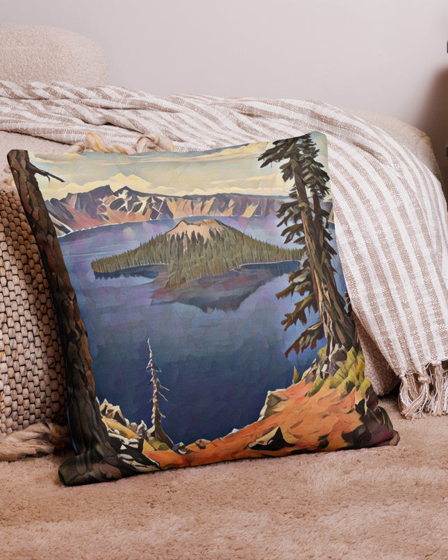 Crater Lake - Premium Pillow