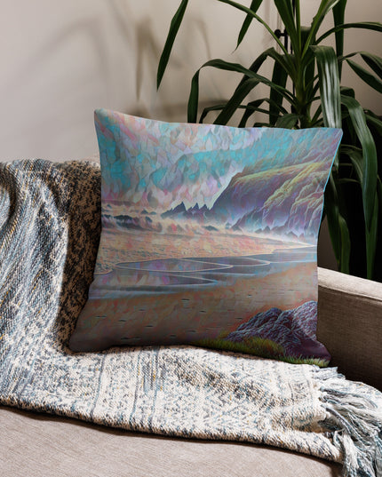 Oregon Ocean Beach - Premium Pillow