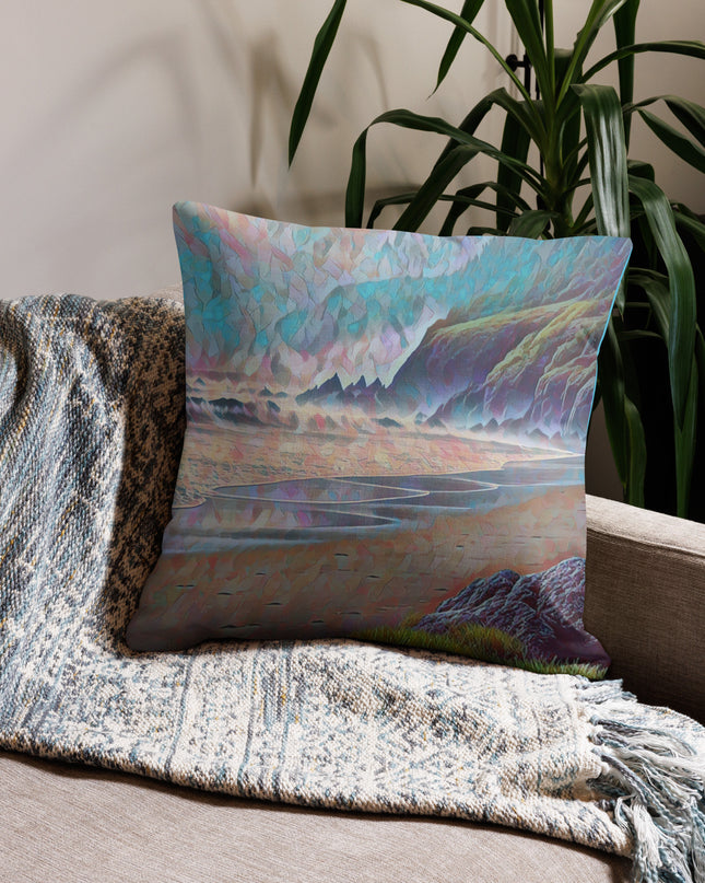 Oregon Ocean Beach - Premium Pillow