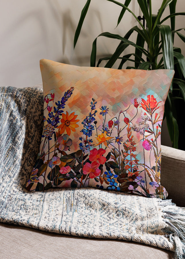 Oregon Wildflowers - Premium Pillow