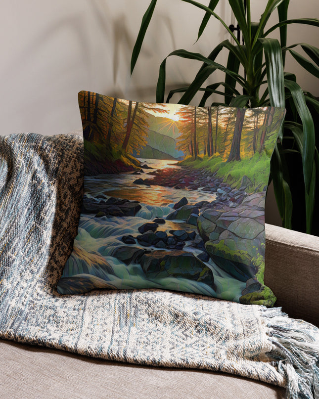Oregon Stream - Premium Pillow