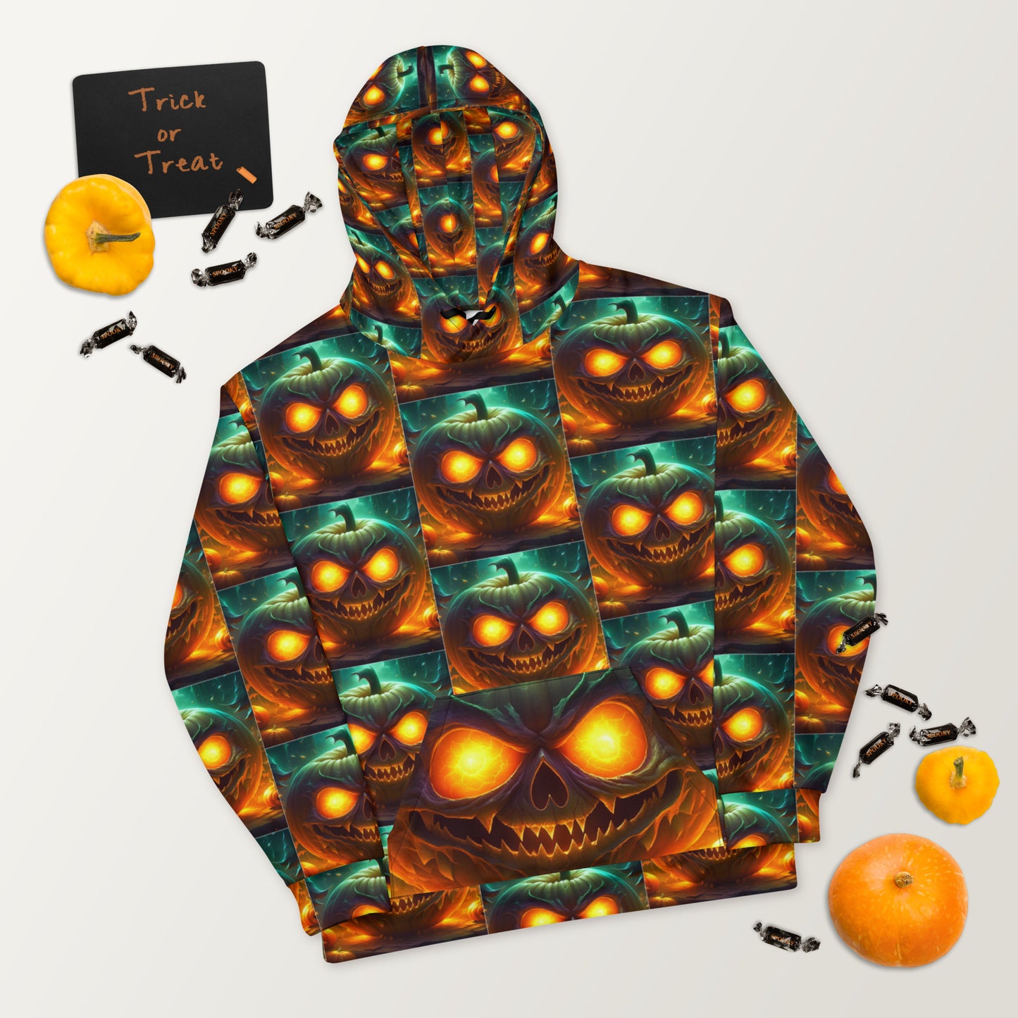 Mad Pumpkin - Halloween - Unisex Hoodie