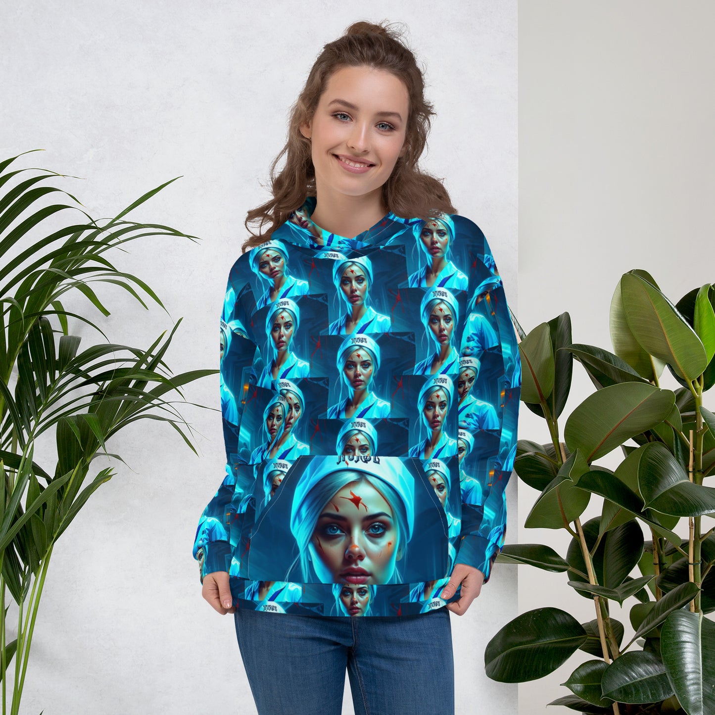 Spooky Nurse - Halloween -Unisex Hoodie