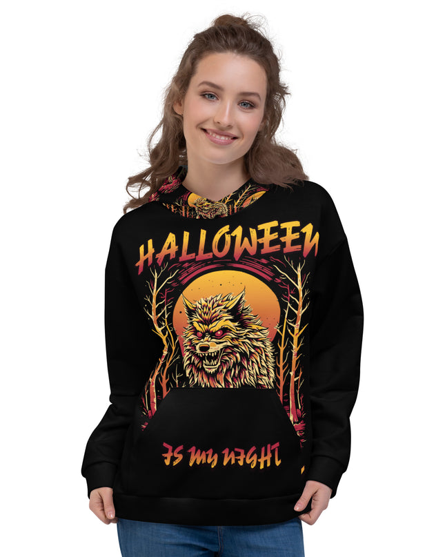 Halloween Is My Night -Werewolf - Unisex Hoodie