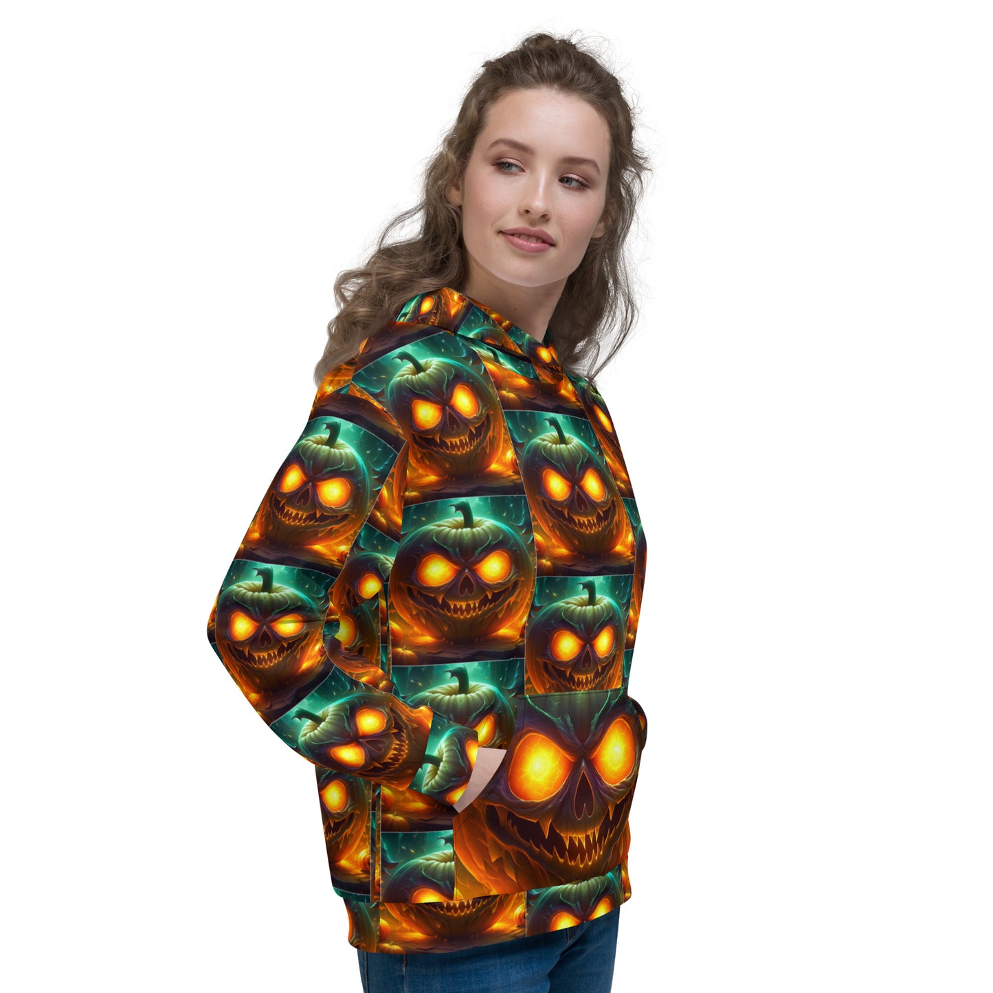 Mad Pumpkin - Halloween - Unisex Hoodie