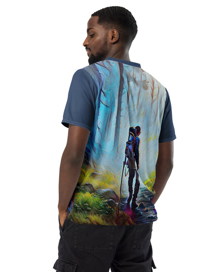 Oregon Hiker - Recycled unisex sports jersey