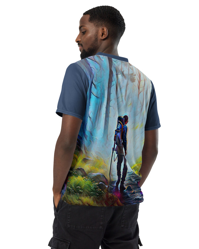 Oregon Hiker - Recycled unisex sports jersey