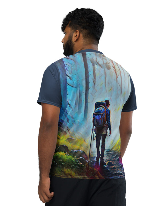 Oregon Hiker - Recycled unisex sports jersey