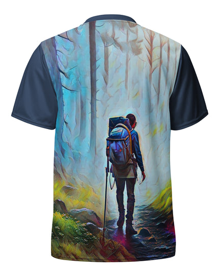 Oregon Hiker - Recycled unisex sports jersey