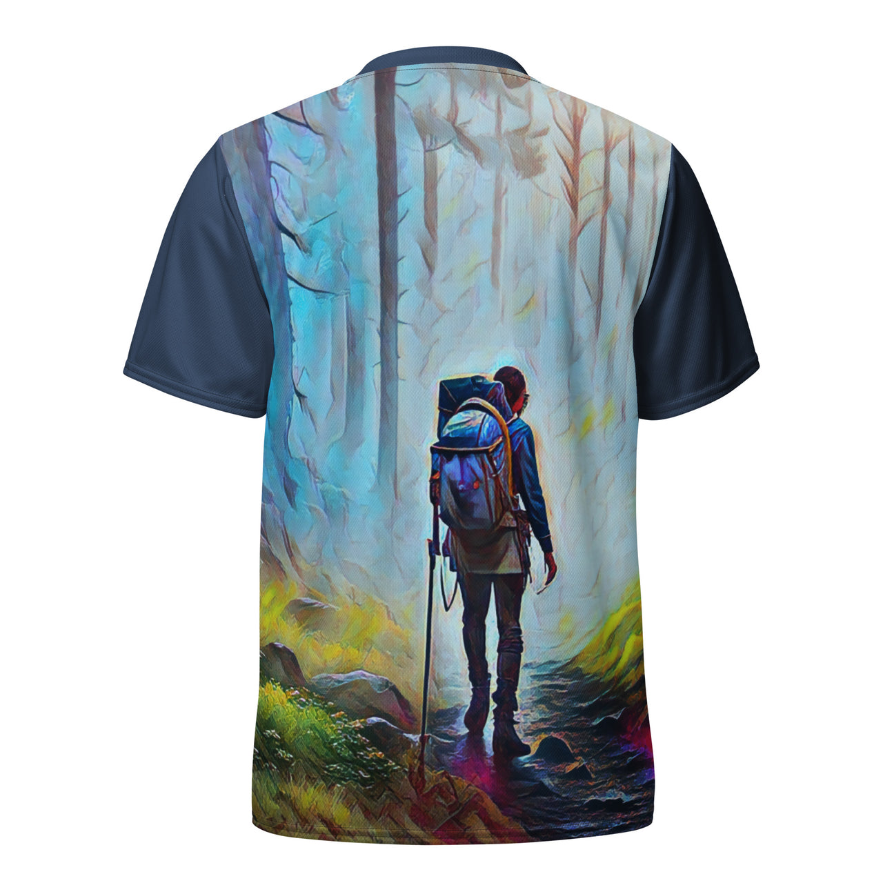 Oregon Hiker - Recycled unisex sports jersey