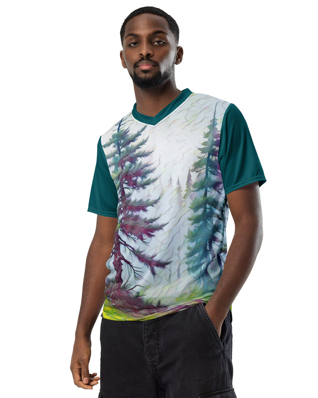 Into The Woods - Recycled unisex sports jersey