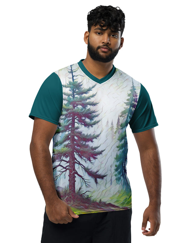 Into The Woods - Recycled unisex sports jersey