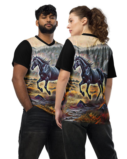 Oregon Horse Country - Recycled unisex sports jersey