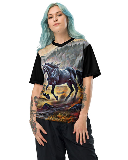 Oregon Horse Country - Recycled unisex sports jersey