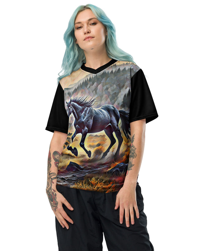 Oregon Horse Country - Recycled unisex sports jersey
