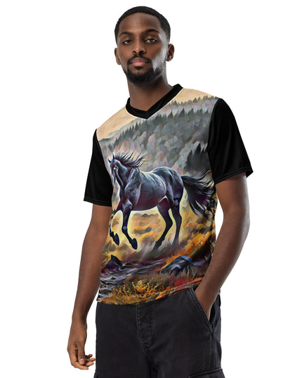 Oregon Horse Country - Recycled unisex sports jersey