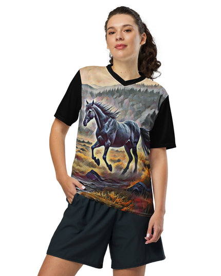 Oregon Horse Country - Recycled unisex sports jersey