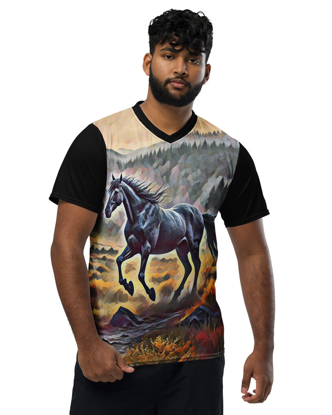 Oregon Horse Country - Recycled unisex sports jersey