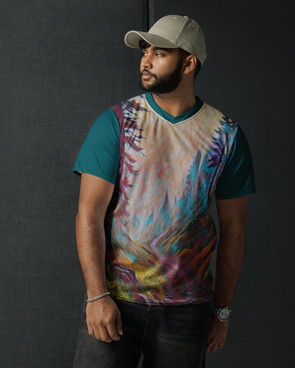 Oregon Trail - Recycled unisex sports jersey