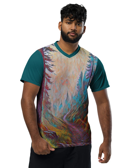 Oregon Trail - Recycled unisex sports jersey