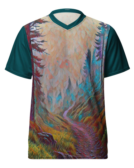 Oregon Trail - Recycled unisex sports jersey