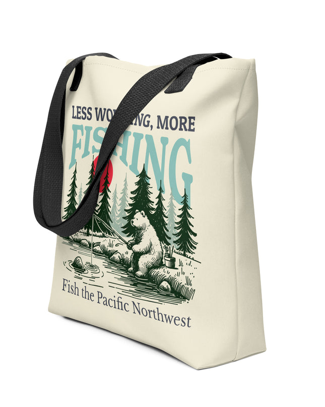 Less Working, More Fishing - Tote bag