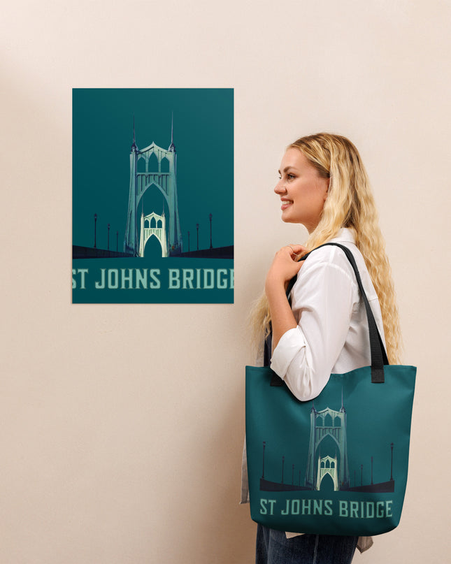 St Johns Bridge - Tote bag