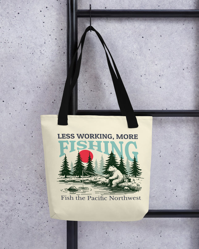 Less Working, More Fishing - Tote bag