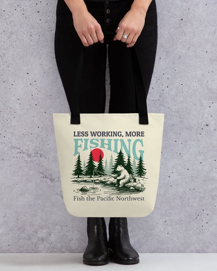Less Working, More Fishing - Tote bag