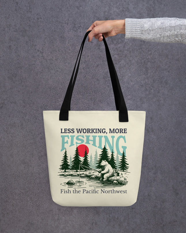Less Working, More Fishing - Tote bag