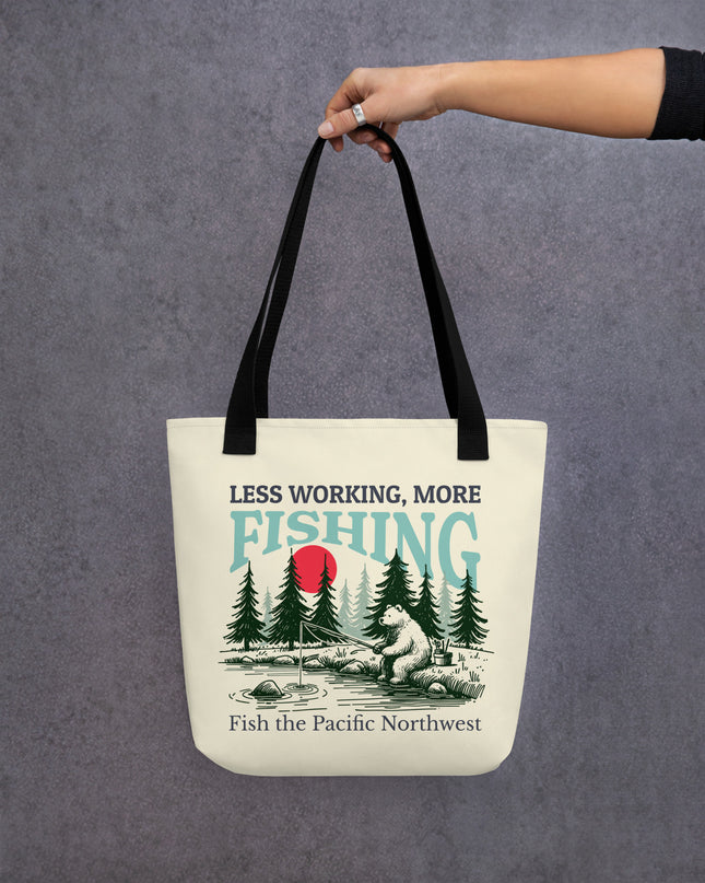 Less Working, More Fishing - Tote bag