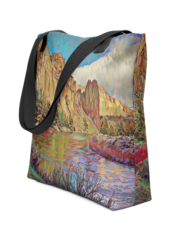 Smith Rock - Oregon - Digital Art - Tote bag