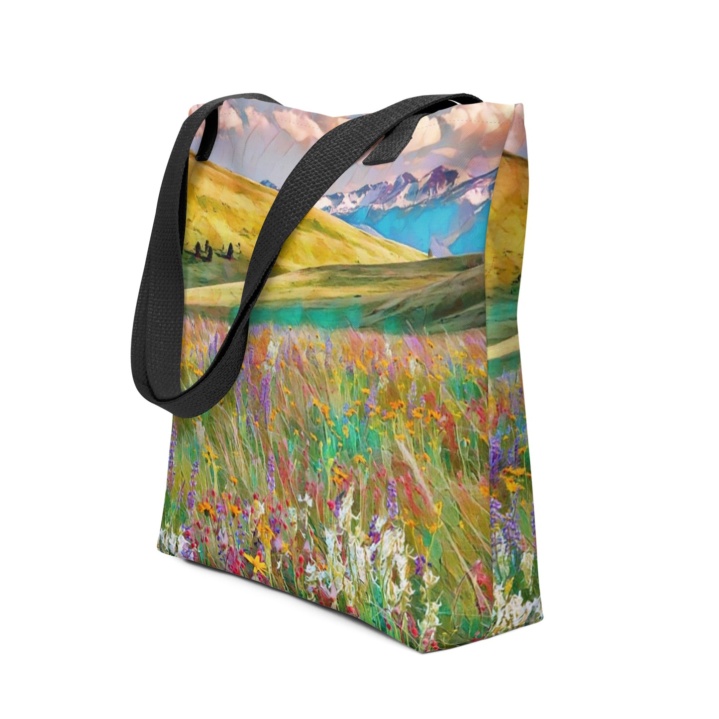 Oregon Wildflowers - Digital Art - Tote bag