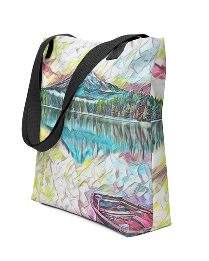 Trillium Lake - Digital Art -Tote bag