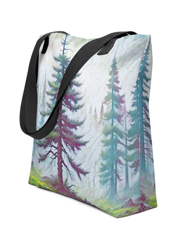 into the Oregon Woods - Digital Art - Tote bag
