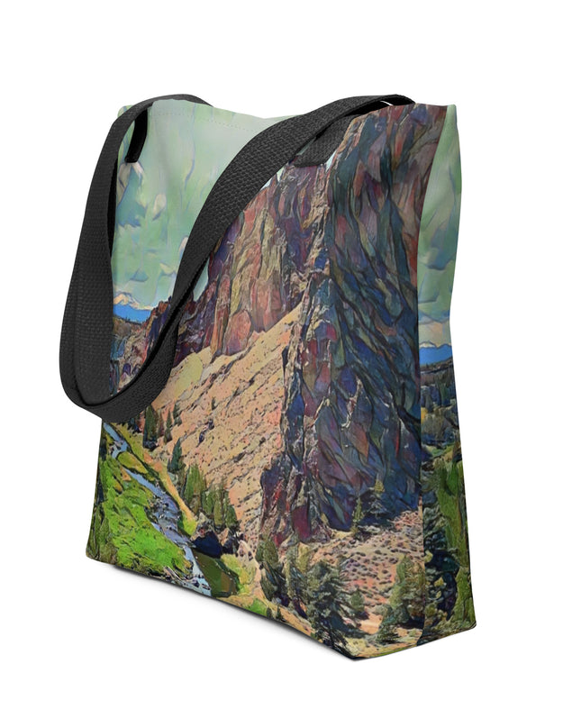 Smith Rock/2 - Digital Art - Tote bag