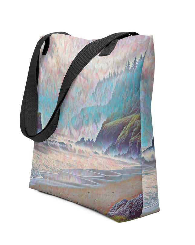 Oregon - Ocean Beach - Digital Art -Tote bag