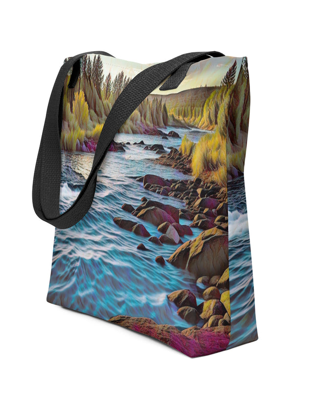 Oregon River - Digital Art -Tote bag