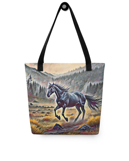 Oregon Running Horse - Digital Art - Tote bag