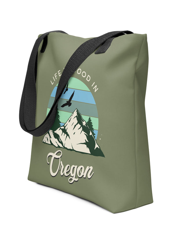 Life is Good in Oregon - Tote bag