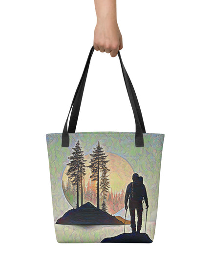 Oregon Hiker at Sunset - Tote bag